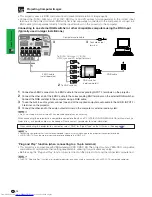 Предварительный просмотр 18 страницы Sharp XG-P20XE Operation Manual