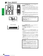 Предварительный просмотр 22 страницы Sharp XG-P20XE Operation Manual