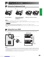 Предварительный просмотр 23 страницы Sharp XG-P20XE Operation Manual