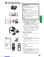 Предварительный просмотр 35 страницы Sharp XG-P20XE Operation Manual