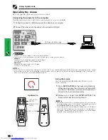 Предварительный просмотр 38 страницы Sharp XG-P20XE Operation Manual