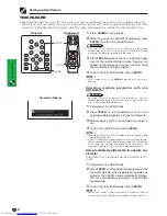 Предварительный просмотр 40 страницы Sharp XG-P20XE Operation Manual