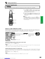 Предварительный просмотр 41 страницы Sharp XG-P20XE Operation Manual