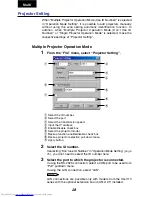 Предварительный просмотр 28 страницы Sharp XG-P25X - Conference Series XGA LCD Projector Operation Manual