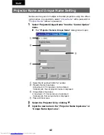 Предварительный просмотр 42 страницы Sharp XG-P25X - Conference Series XGA LCD Projector Operation Manual
