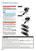 Предварительный просмотр 18 страницы Sharp XG-P560W - WXGA DLP Projector Operation Manual