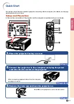 Предварительный просмотр 21 страницы Sharp XG-P560W - WXGA DLP Projector Operation Manual