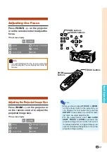 Предварительный просмотр 33 страницы Sharp XG-P560W - WXGA DLP Projector Operation Manual