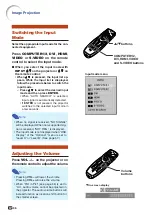 Предварительный просмотр 38 страницы Sharp XG-P560W - WXGA DLP Projector Operation Manual