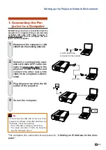 Предварительный просмотр 21 страницы Sharp XG-P610X - XGA DLP Projector Setup Manual