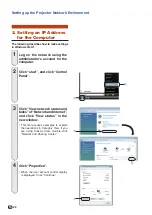 Предварительный просмотр 22 страницы Sharp XG-P610X - XGA DLP Projector Setup Manual