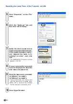 Предварительный просмотр 54 страницы Sharp XG-P610X - XGA DLP Projector Setup Manual