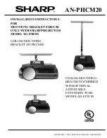 Предварительный просмотр 1 страницы Sharp XG-PH50X - XGA DLP Projector Installation Instructions Manual