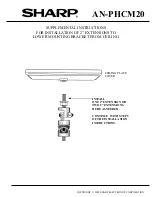 Предварительный просмотр 13 страницы Sharp XG-PH50X - XGA DLP Projector Installation Instructions Manual