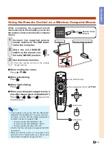 Предварительный просмотр 21 страницы Sharp XG-PH70X - XGA DLP Projector Operation Manual