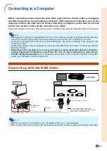 Предварительный просмотр 29 страницы Sharp XG-PH70X - XGA DLP Projector Operation Manual