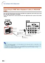 Предварительный просмотр 34 страницы Sharp XG-PH70X - XGA DLP Projector Operation Manual