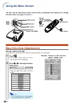 Предварительный просмотр 58 страницы Sharp XG-PH70X - XGA DLP Projector Operation Manual