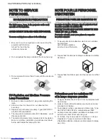 Предварительный просмотр 4 страницы Sharp XG-PH70X - XGA DLP Projector Service Manual