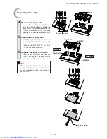 Предварительный просмотр 21 страницы Sharp XG-PH70X - XGA DLP Projector Service Manual