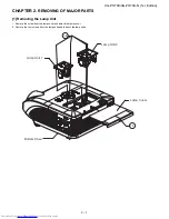 Предварительный просмотр 23 страницы Sharp XG-PH70X - XGA DLP Projector Service Manual