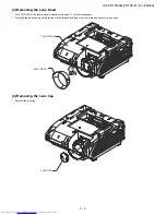 Предварительный просмотр 25 страницы Sharp XG-PH70X - XGA DLP Projector Service Manual