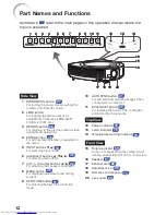 Предварительный просмотр 16 страницы Sharp XG-SV100W Operation Manual