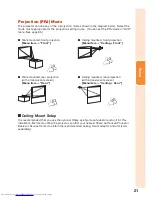 Предварительный просмотр 25 страницы Sharp XG-SV100W Operation Manual