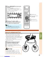 Предварительный просмотр 33 страницы Sharp XG-SV100W Operation Manual