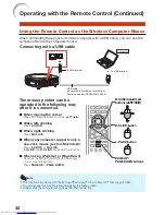 Предварительный просмотр 46 страницы Sharp XG-SV100W Operation Manual