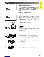 Предварительный просмотр 7 страницы Sharp XG-V10WE Operation Manual