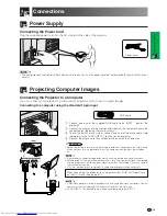 Предварительный просмотр 17 страницы Sharp XG-V10WE Operation Manual