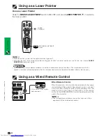 Предварительный просмотр 42 страницы Sharp XG-V10WE Operation Manual