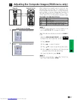 Предварительный просмотр 49 страницы Sharp XG-V10WE Operation Manual