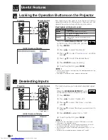 Предварительный просмотр 62 страницы Sharp XG-V10WE Operation Manual