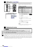 Предварительный просмотр 74 страницы Sharp XG-V10WE Operation Manual