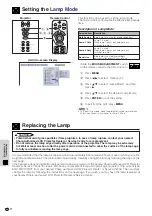 Предварительный просмотр 74 страницы Sharp XG-V10XE Operation Manual