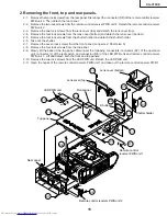 Предварительный просмотр 15 страницы Sharp XG-V10XE Service Manual