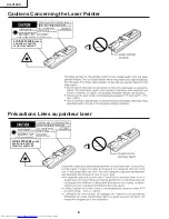 Предварительный просмотр 6 страницы Sharp XG-V10XU - Conference Series XGA LCD Projector Service Manual