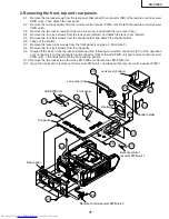 Предварительный просмотр 17 страницы Sharp XG-V10XU - Conference Series XGA LCD Projector Service Manual