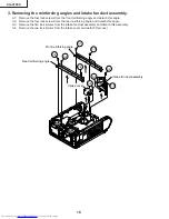 Предварительный просмотр 18 страницы Sharp XG-V10XU - Conference Series XGA LCD Projector Service Manual