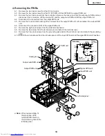 Предварительный просмотр 19 страницы Sharp XG-V10XU - Conference Series XGA LCD Projector Service Manual