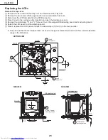 Предварительный просмотр 26 страницы Sharp XG-V10XU - Conference Series XGA LCD Projector Service Manual