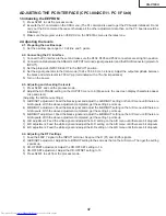 Предварительный просмотр 37 страницы Sharp XG-V10XU - Conference Series XGA LCD Projector Service Manual