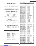 Предварительный просмотр 141 страницы Sharp XG-V10XU - Conference Series XGA LCD Projector Service Manual