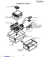 Предварительный просмотр 181 страницы Sharp XG-V10XU - Conference Series XGA LCD Projector Service Manual