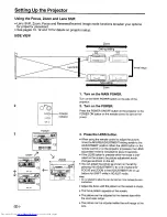 Preview for 10 page of Sharp XG-XV1E Operation Manual