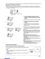 Preview for 15 page of Sharp XG-XV1E Operation Manual