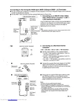 Предварительный просмотр 19 страницы Sharp XG-XV2E Operation Manual