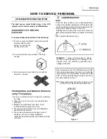 Preview for 3 page of Sharp XG-XVI E/A Service Manual